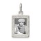 Sterling Silver Picture Frame Charm Pendant Jewelry 23mm x 14mm